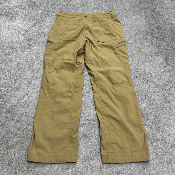 Eddie Bauer First Ascent Cargo Pants Men 30x30 Brown Khaki Straight Outdoor Hike - Picture 2 of 16